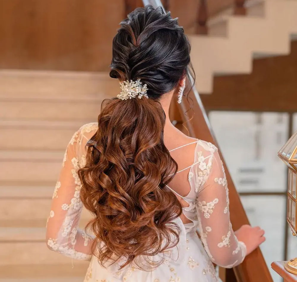 engagement hairstyle for girls
