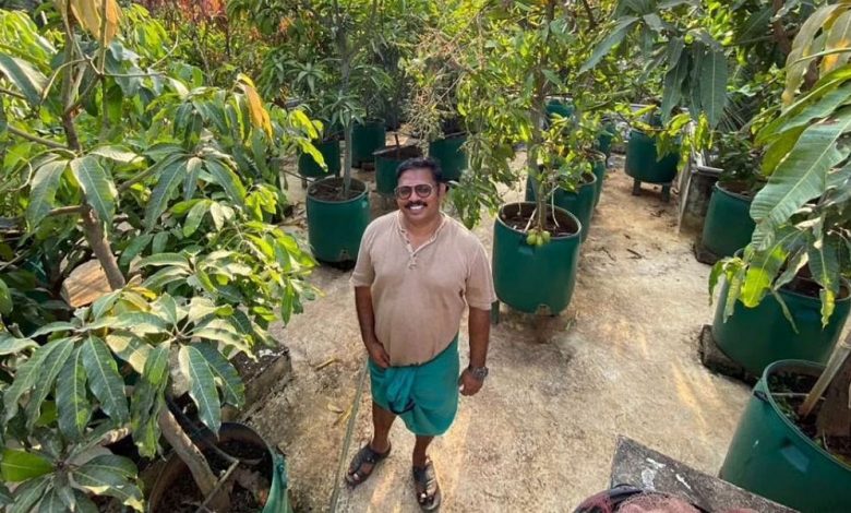 Kerala Gardener Grows 135 Fruit Trees In Plastic Drums On Terrace, Shares Tips