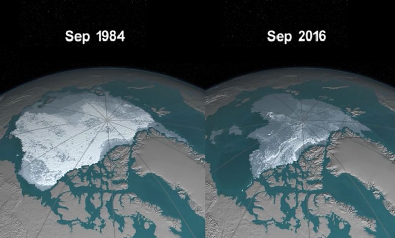 NASA Releases Time-Lapse of the Disappearing Polar Ice Caps in the Arctic